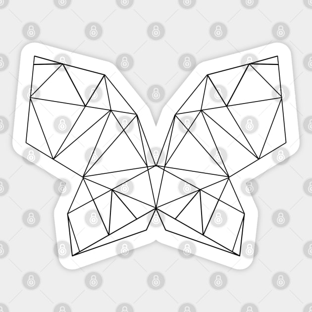 Geometric Butterfly Sticker by Spedy1993